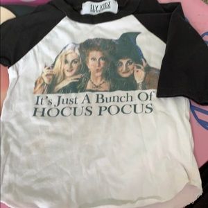 Hocus Pocus Raglan Tee (baseball tee) 3/4 length